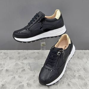 [탠디]여성 지퍼 포인트 캐주얼 스니커즈 X2HS50YD15 BLACK 2SD