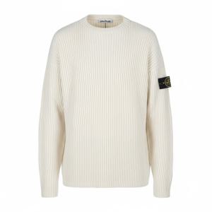 STONE ISLAND 538C2 FULL-RIB WOOL FUNNEL COLLAR KNIT_LOOSE FIT (7915538C2 V0099) (풀-립 울 퍼넬 카라 니트_루즈핏)