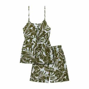 [바바라(언더웨어)]인견 야자수 나시 투피스 잠옷 카키AWP4602S