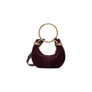 끌로에 토트백 버건디 미니 브레이슬릿 핸드백 261338F046012