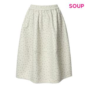 SOUP  A라인 플라워 울 롱 스커트 (S5CSR01)