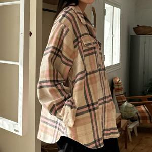 나야홍 / 아이우먼 바인딩체크포켓남방 LTT441M512 빅사이즈