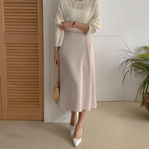 나야홍 / 아이우먼 걸스픽새틴이지스커트 LTS748M512 빅사이즈