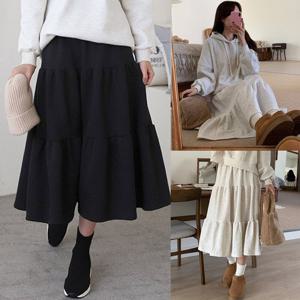 나야홍 / 위쉬몰 YY 기모삼단캉캉스커트(V882H512) 빅사이즈