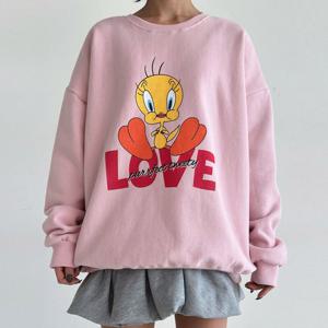 나야홍 / 빅사이즈 512 기모아기오리맨투맨 DMCV894