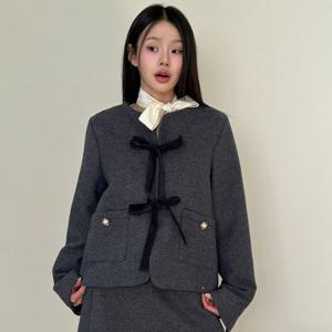 나야홍 / 아이우먼 커먼노카라왕리본자켓 LTT485M512 빅사이즈