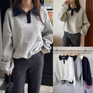 나야홍 / 위쉬몰 YY 기모라인카라맨투맨(V880H512) 빅사이즈