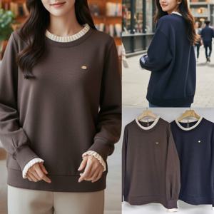 나야홍 / 위쉬몰 SM 플리츠주름카라맨투맨(V907H512) 빅사이즈