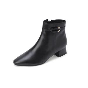 [금강제화(여성)]금강제화 르느와르 장식 포인트 앵글 부츠 블랙 RENBOC4920K1
