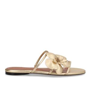 짐머만 오키드 플로럴 가죽 샌들 3439FC26A2 GLD