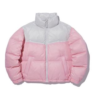 [인터크루]우먼스 글로시 크롭 푸퍼 다운점퍼 핑크 ITX4UD54APK_