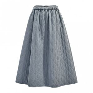 [페이지플린]밴딩 누빔 패딩 플레어 스커트 F5DSK007