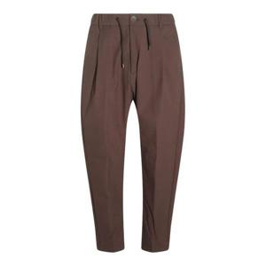 25 FW 에르노 드로스트링 플리츠 팬츠 브라운 PT000125U12539