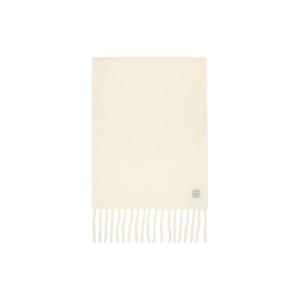 25 FW 토템 여성 오프 화이트 퍼지 스카프 261771F028002