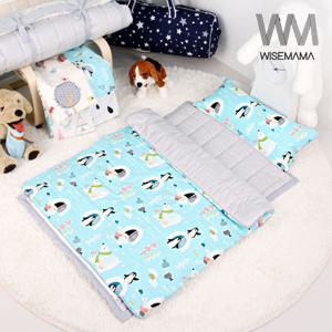 와이즈마마 [마이크로화이버베개솜 2WAY 어린이집 낮잠이불]