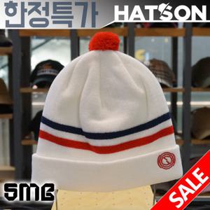 [햇츠온]브랜드 남자 여자 겨울 방울 비니 모자 J5SM336WH AD