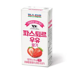 롯데 파스퇴르 우유 딸기190ml24입