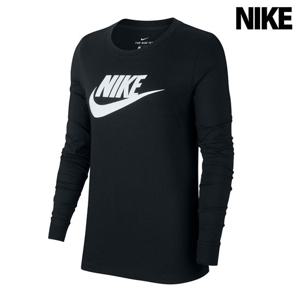 나이키 여성 맨투맨 NSW 에센셜 아이콘 퓨추라 블랙 BV6171-010