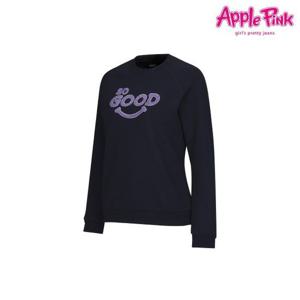 [애플핑크]부클 볼드넥 맨투맨 (APK8O601GSZ)