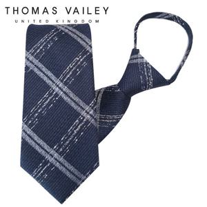 [THOMAS VAILEY] 토마스베일리 자동/지퍼넥타이-몬트리올 네이비