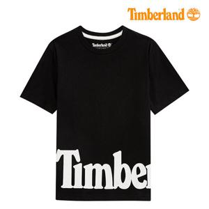 [팀버랜드키즈]밑단 로고 프린트 라운드 티셔츠(TLSDA09F_055)