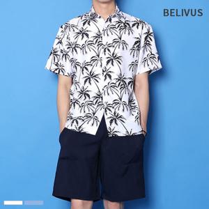 [빌리버스]빌리버스 남자 반팔 셔츠 BSD099 패턴 일반핏 하와이