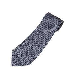 [페라가모] 간치니 실크 타이 넥타이 35_0814_0757974_NAVY