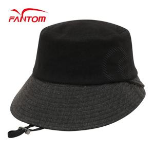 [팬텀] 여성 배색 언발란스챙 버킷햇 221C3CP658_BK