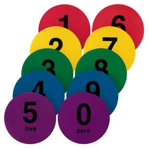 낫소 레인보우 숫자 마커세트(NDTEM-101) 10개입