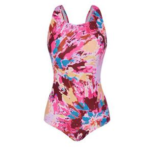 [아레나] A4SL1LS01PNK 여성 칵테일 원피스 U백(캡내장)실내 비치수영복