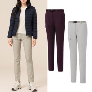 콜핑 여자 가을 사이드 포켓 클라이밍핏 바지