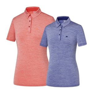 콜핑 쿨링 아이스본 시원한 여자 여름 반팔 카라 냉감티