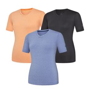 콜핑 여성 여름 하이쿨 반팔 브이넥 티셔츠