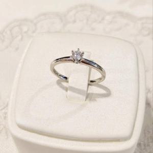 미니골드 플래티넘 9hearts 1부 베이직 6Prong ring RAAS5002D