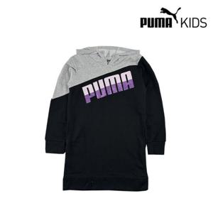 [푸마키즈] 푸마키즈 여아 플리스 후드원피스(811844046_BK)