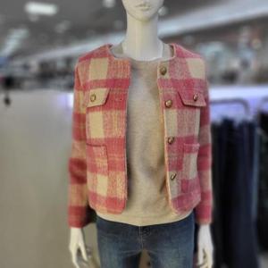 더스토아 DP01 체크 라운드 재킷 T24vnd422j026