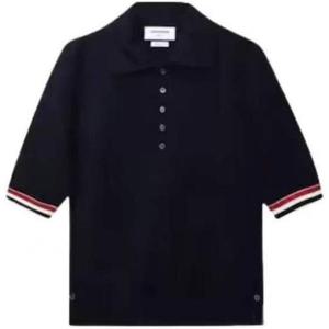 톰브라운 폴로 티셔츠 MKP056AY3007415 NAVY DOM