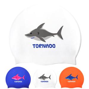 토네이도 수모 실리콘 수영모자 호러샤크