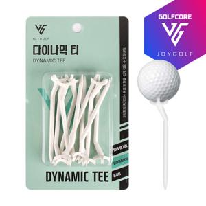 JOYGOLF 조이골프 최대비거리/슬라이스방지 기능성 다이나믹 골프티-10개(9cm)