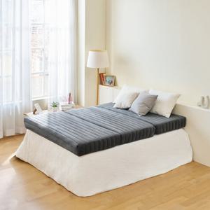 더릭스홈 3단 접이식 푹신탄탄한 매트리스 침대 토퍼 바닥 수면매트 6cm SS (슈퍼싱글)