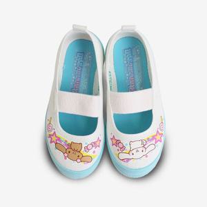 흰색실내화 아사히 시나모롤 블루 실내화 유아 아동 학생 캐릭터