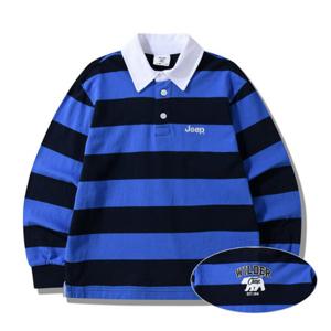 [지프키즈]25신상남여공용키즈  보더 스트라이프 카라티KQ2TSU03