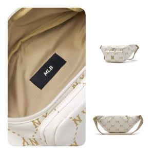 MLB 공용 다이아 모노그램 스포티브 힙색(3AHSM035N-50IVS)