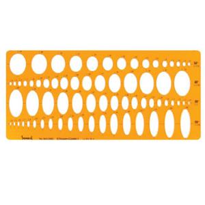 (산키스)템플레이트 NO.841090 종합타원 형판 제도보조용품 제도용품 디자인보조용품 제도자 템플릿 코링템