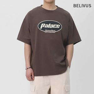 [빌리버스]빌리버스 남성 면 오버핏 바이오워싱 반팔티 BGTT021