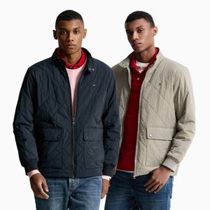 [공식][타미힐피거] 헤링본 퀼팅 재킷 2종 택1 (T12F0WOT700MLM)