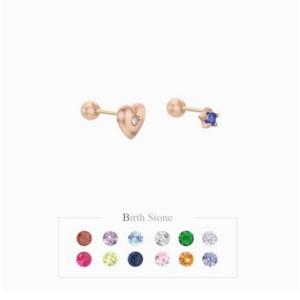 [로이드] 주문제작 하트 탄생석 피어싱 LPTJ4045T