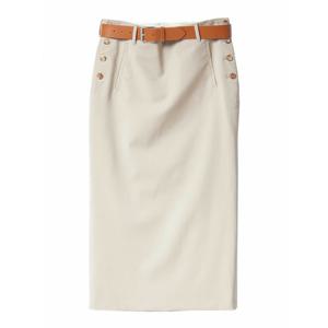 [MOSCHINO] 라프리마 여성 니 Length 미디 Gonna Cabriolet 010405170081 베이지 /8