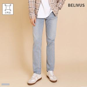 [빌리버스]빌리버스 남자 청바지 일자 데님 팬츠 BPAP012 연청