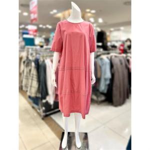 소고 세이브존01 반팔  라운드 원피스 TAJ2PA05PI